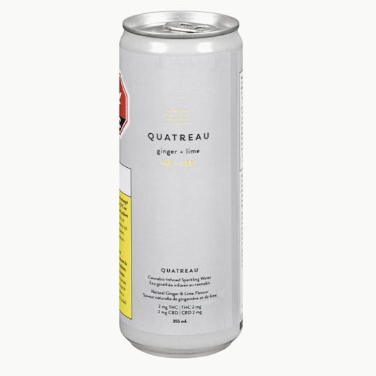 Quatreau - Lime & Ginger Sparkling Water - 1