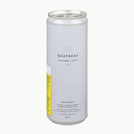 Quatreau - Cucumber & Mint Sparkling Water - 1