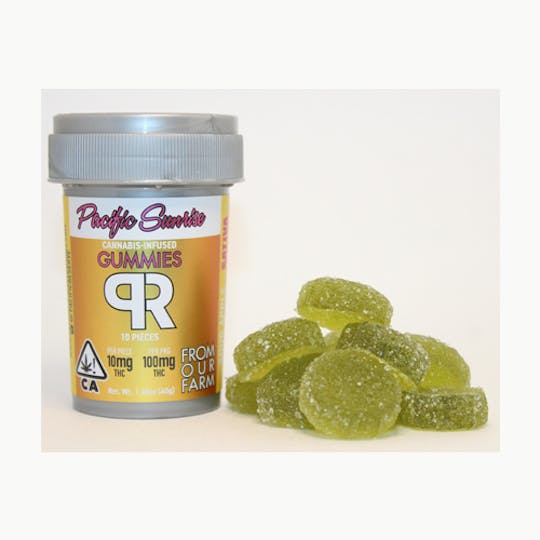 Pacific Reserve - Sour Apple • SUNRISE SATIVA • Gummies 100mg - 1