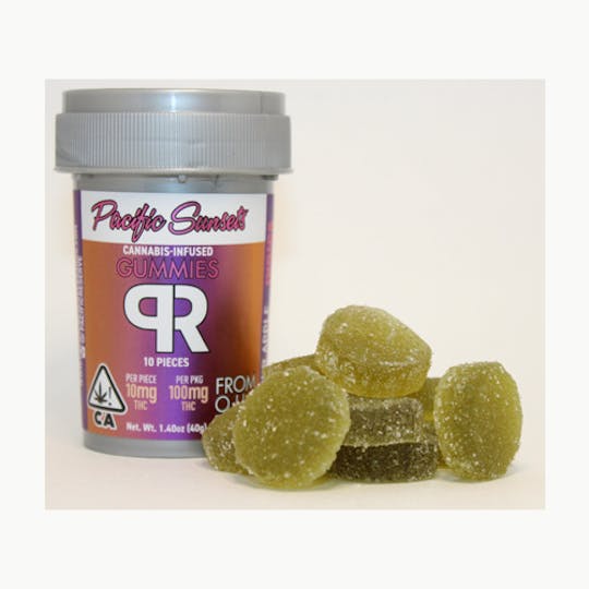 Pacific Reserve - Sour Apple • SUNSETS INDICA + CBN • Gummies 100mg - 1