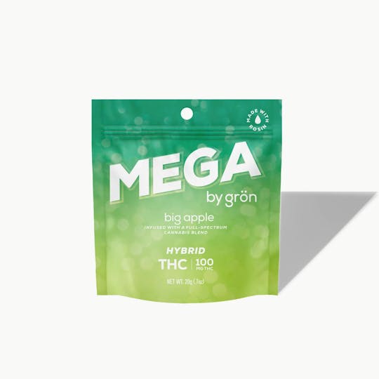 Grön Edibles - Grön THC Sour Apple Mega Pearl - 1