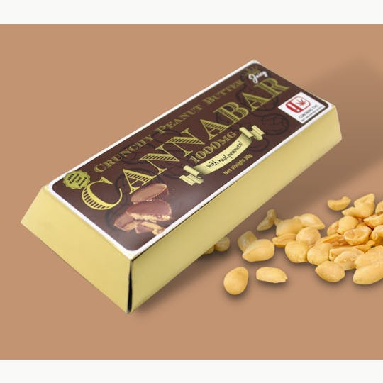 Juicy Gummy Drops - Crunchy Peanut Butter Cannabar - 100MG - 1
