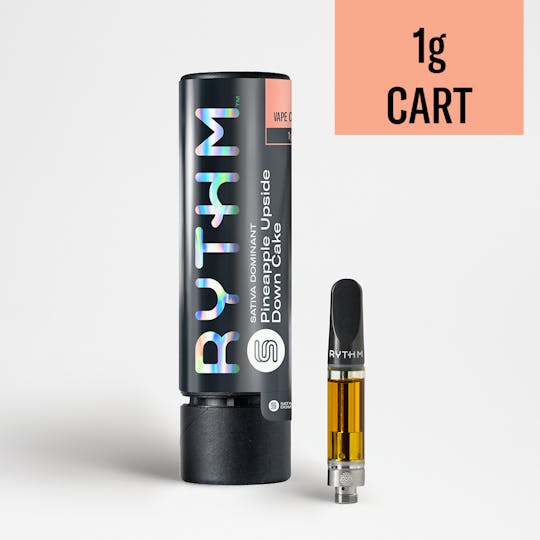 RYTHM - RYTHM Sativa Dominant Vape Cartridge Pineapple Upside Down Cake 1g - 1