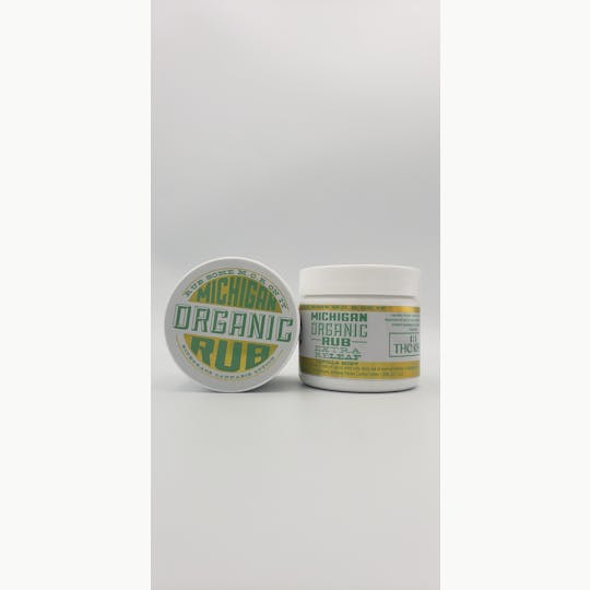 Michigan Organic Rub - Organic Vanilla mint 1:1 300mgTHC:300mgCBD - 1