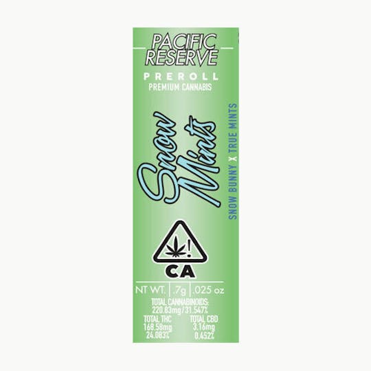 Pacific Reserve - Snow Mints • Prerolled Joint - 1