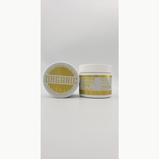 Michigan Organic Rub - Organic Lemon 1:1 300mgTHC:300mgCBD - 1
