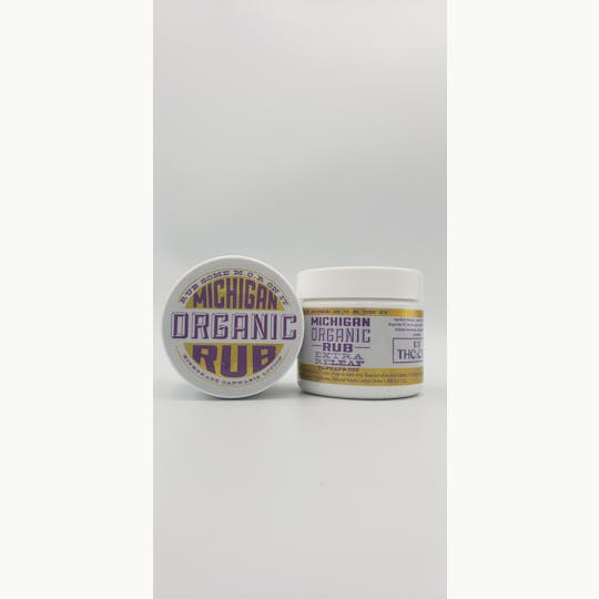 Michigan Organic Rub - Organic Tangafruit 1:1 300mgTHC:300mgCBD - 1