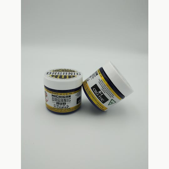 Michigan Organic Rub - Organic Lavenderwoods 5:1 1000mgCBD:200mgTHC - 1