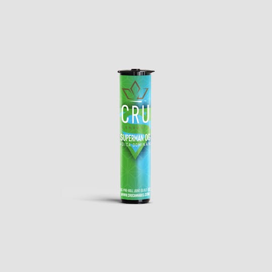 CRU Cannabis - Superman OG (0.5G Pre-Roll) - 1