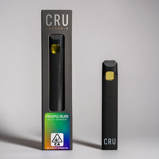 CRU Cannabis - Pineapple Gelato (0.5ml Disposable Pen) - 1