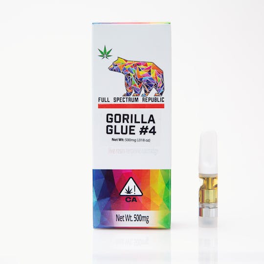 Full Spectrum Republic - Gorilla Glue #4 Cartridge 500mg - 1