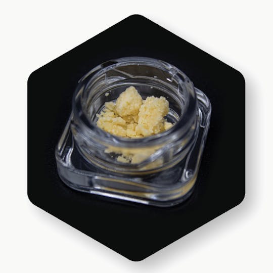 HAZE Cannabis Co - Snow White Cured Crumble (H/S) - 1