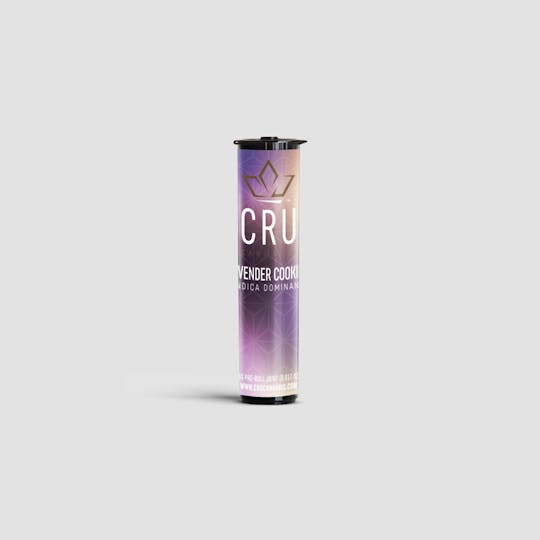 CRU Cannabis - Lavender Cookies (0.5G Pre-Roll) - 1