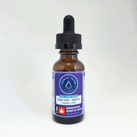 Farmer's Friend Extracts - 1000mg THC Indica Tincture (Strain: Berry Goo) - 1