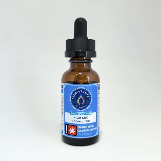 Farmer's Friend Extracts - 1000mg CBD Tincture (Strain: Bluegenius) - 1