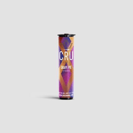 CRU Cannabis - Grape Pie (0.5G Pre-Roll) - 1