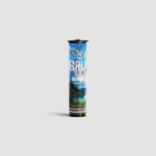CRU Cannabis - Snowcap (0.5G Pre-Roll) - 1