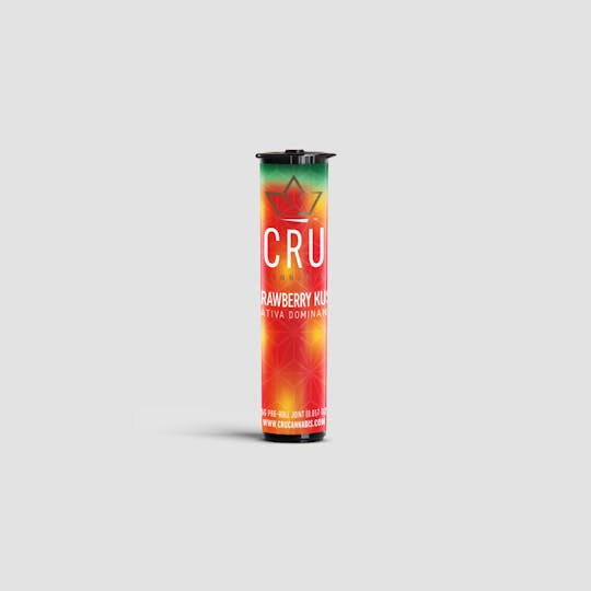 CRU Cannabis - Strawberry Kush (0.5G Pre-Roll) - 1