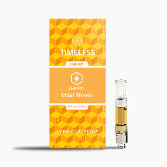 Timeless Vapes - Timeless Maui Wowie 1000mg Vape Cartridge (Energy) - 1