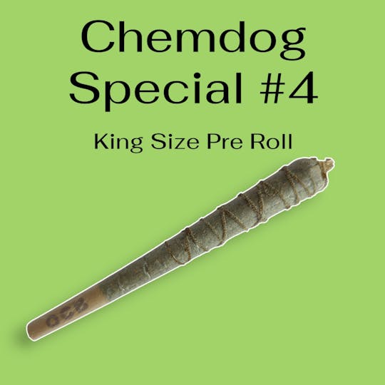 Daedalus Craft Cannabis - Chemdog Special #4 Pre-Roll w/ Rosin & Kief Coating - King Size - Single - 1