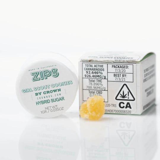 Crown Genetics - Zips By Crown Girl Scout Cookies Sugar 1G - 1