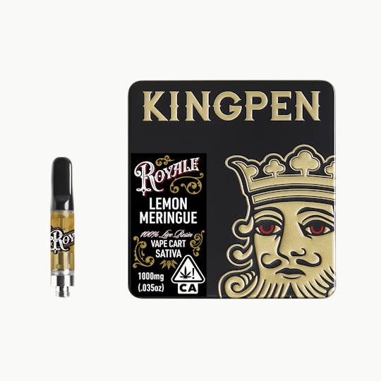 KINGPEN - KINGPEN Royale | Lemon Meringue 1g Live Resin Cartridge - 1