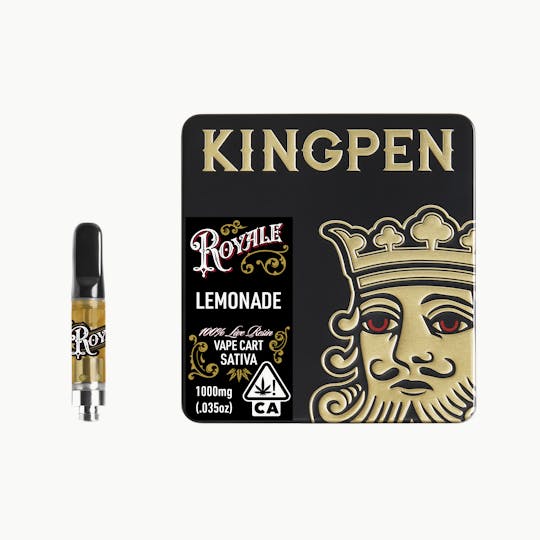 KINGPEN - KINGPEN Royale | Lemonade 1g Live Resin Cartridge - 1
