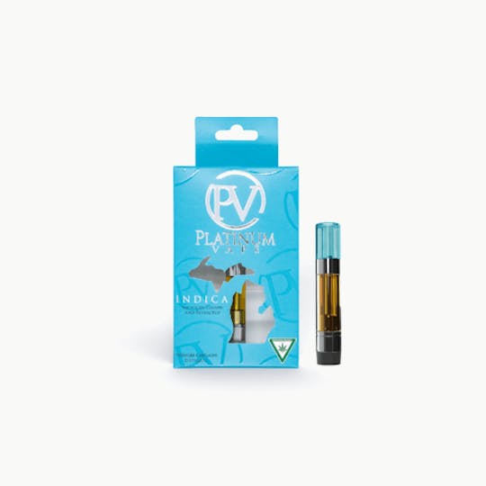 Platinum Vape - Platinum Vape Cookie Monster (Indica) 510 thread cartridge 1g - 1