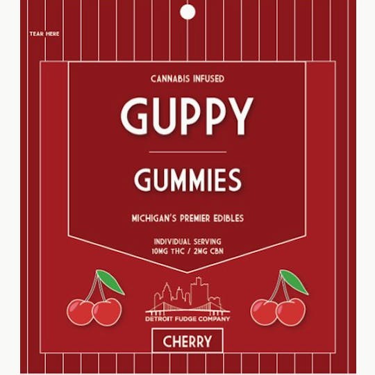 Detroit Edibles - Guppy Gummies - Cherry - 1