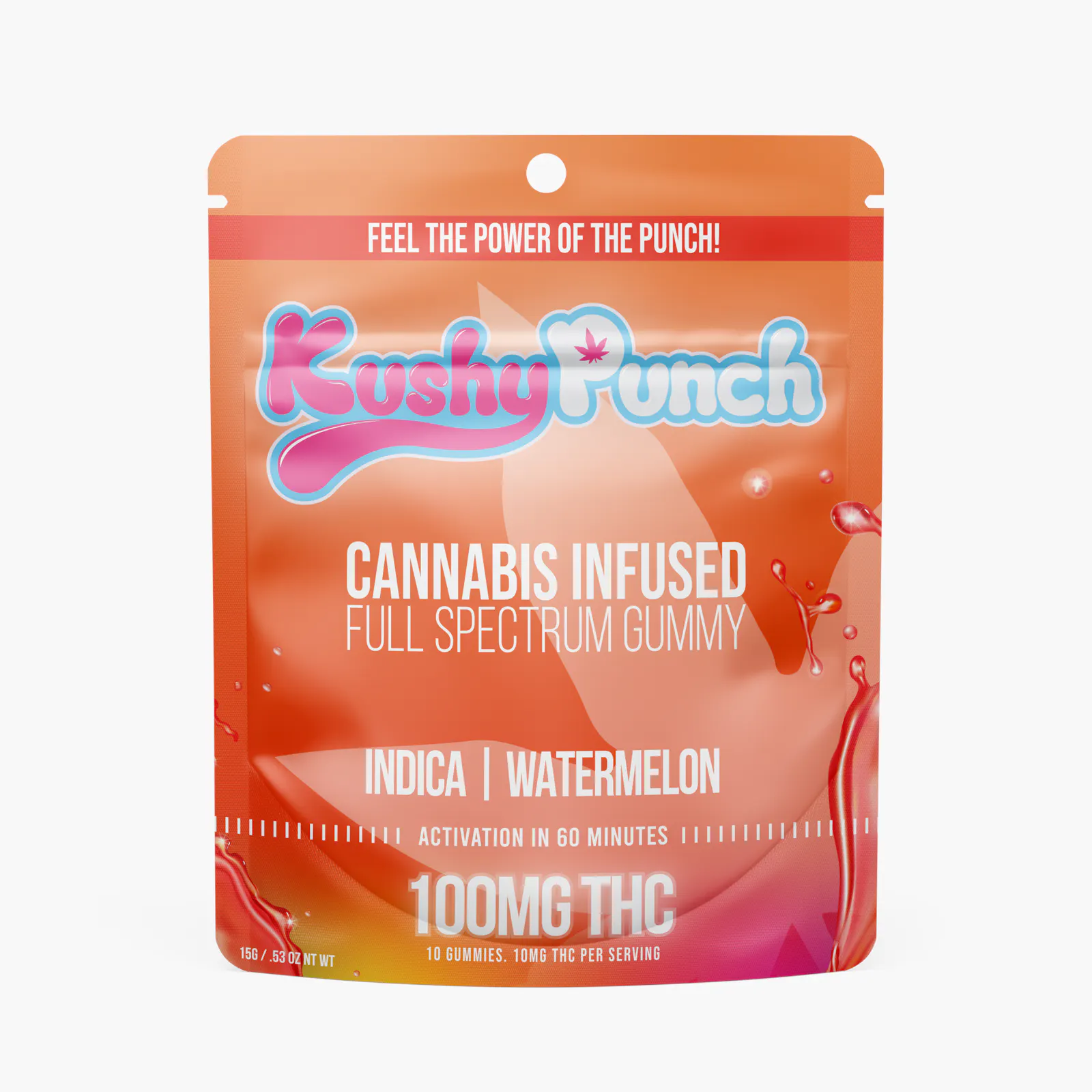 Indica Watermelon Gummy 100mg