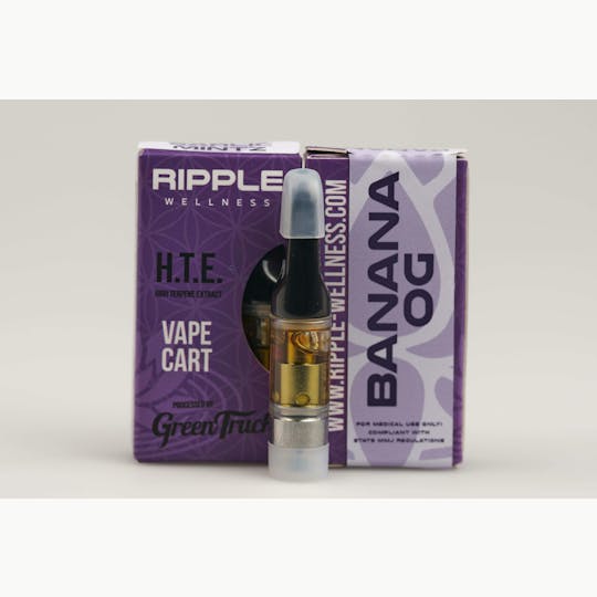Ripple Wellness - Vape Cart - H.T.E. - Banana O.G. - 1