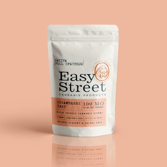 Easy Street Extracts - Strawberry Tart - 100mg - Sativa - 1