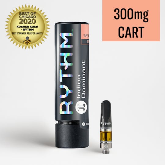 RYTHM - RYTHM Indica Dominant Vape Cartridge Kosher Kush 300mg - 1