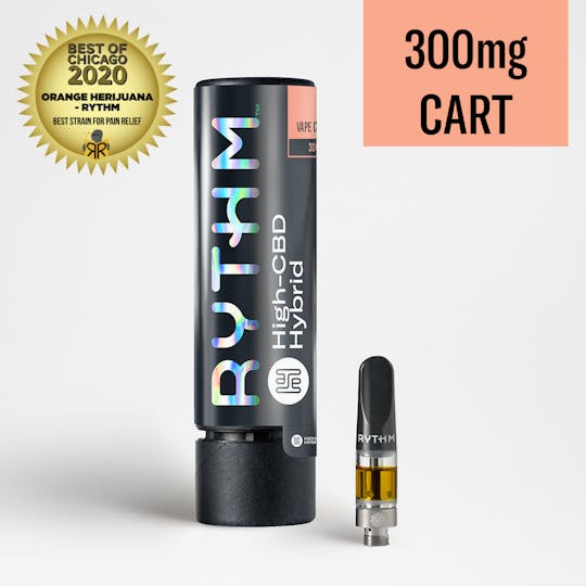 RYTHM - RYTHM High-CBD Hybrid Vape Cartridge Orange Herijuana 300mg - 1