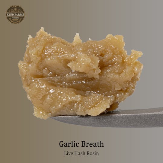 Kind Farms Reserve - Garlic Breath Live Hash Rosin - Kind Farms Reserve - 1