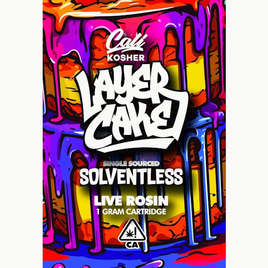 Cali Kosher - Layer Cake- Live Rosin Cart - 1