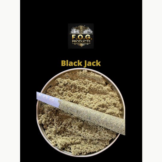FOG Products - Black Jack King Size Premium Kief Rolled Burner 1.5G+ - 1