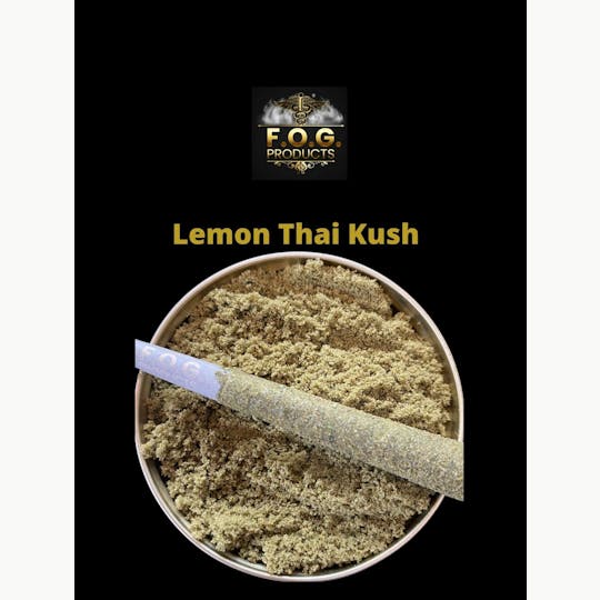 FOG Products - Lemon Thai Kush Premium Kief Rolled Burner 1.5G+ (Indica) - 1
