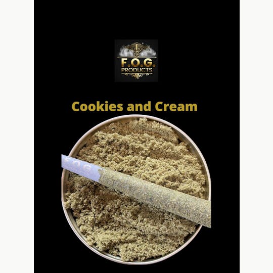 FOG Products - Cookies and Cream Kief Rolled Burner 1.5G+ - 1