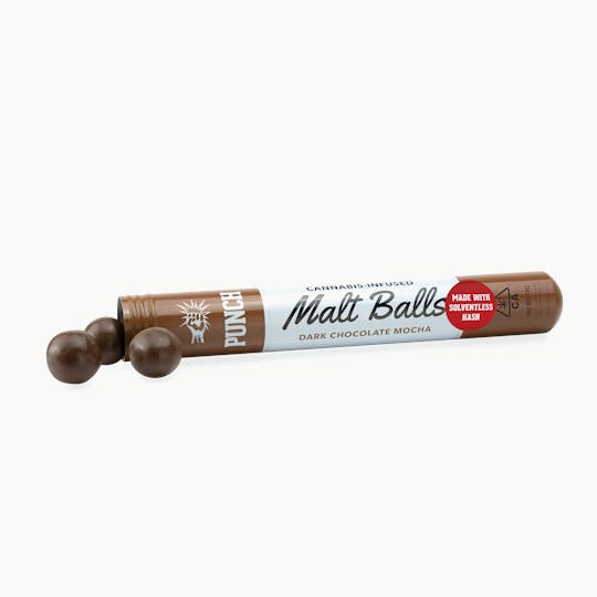 Punch Edibles & Extracts - Dark Chocolate Mocha Malt Balls - 1