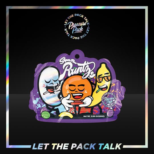 Pressure Pack - Pressure Pack Super Pure Runtz Flower 3.5g - 1