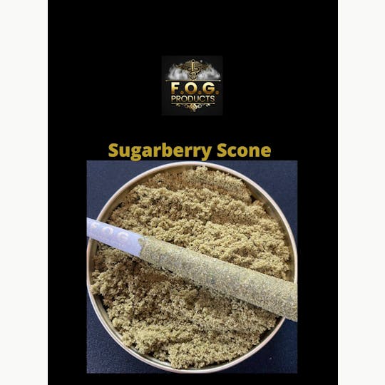 FOG Products - Sugarberry Scone Premium Kief Rolled Burner 1.5G+ (Indica) - 1