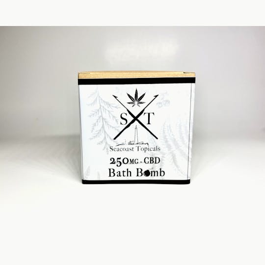 Seacoast Delivery - Vanilla Lavender Bath Bomb, 250mg CBD - 1