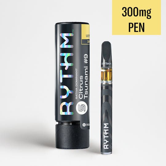 RYTHM - RYTHM Sativa Dominant Ready to Use Vape Pen Citrus Tsunami #9 300mg - 1