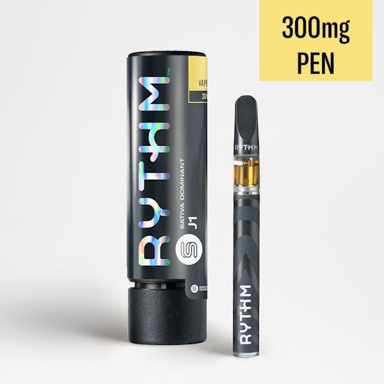RYTHM - RYTHM Sativa Dominant Ready to Use Vape Pen J1 300mg - 1