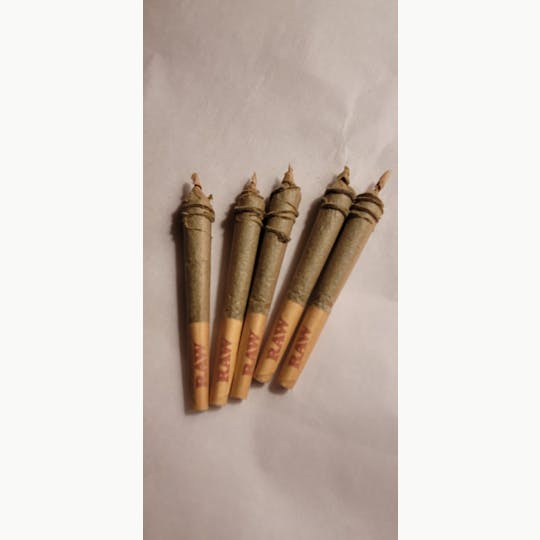 Daedalus Craft Cannabis - Tangie X Chem Pre-Roll w/ Rosin & Kief Coating - 1 1/4s - 5 pack - 1