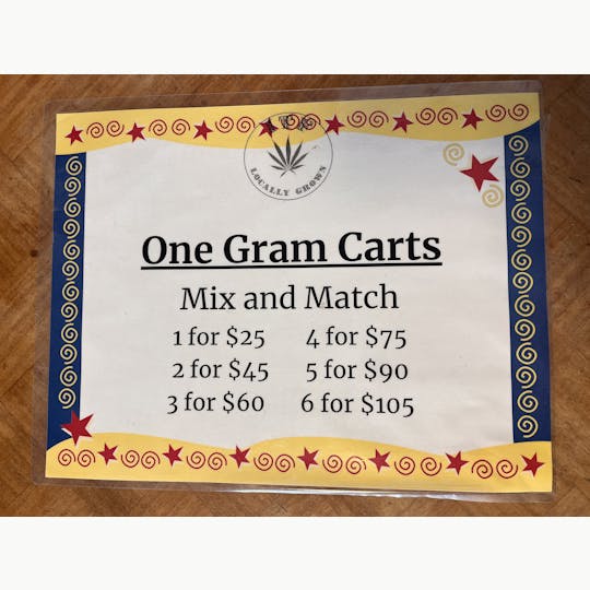 ITF - ITF 1g cartridges ( assorted strains) - 1