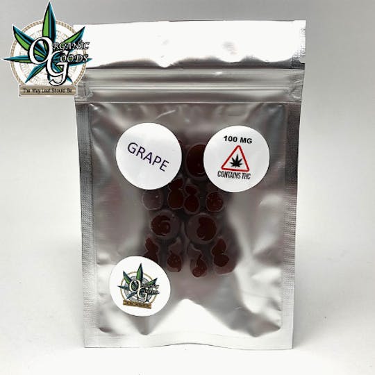 Organic Goods - 100mg Hybrid Grape Gummies - 1
