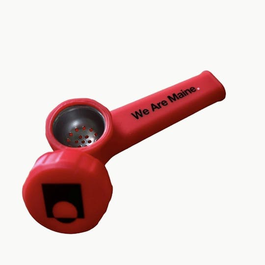 East Coast Cannabis - ECC Silicone Pipe - Red - 1