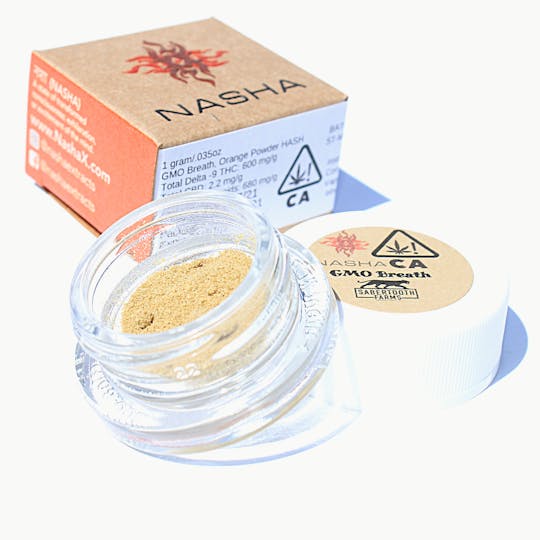 NASHA - GMO Breath Orange Powder Hash - 1